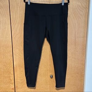 Z by Zella black pocketed leggings, 7/8 length, worn once